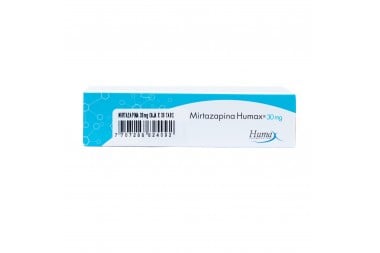 Mirtazapina Humax 30 Mg 30 Tabletas Recubiertas