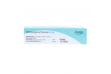 Mirtazapina Humax 30 Mg 30 Tabletas Recubiertas