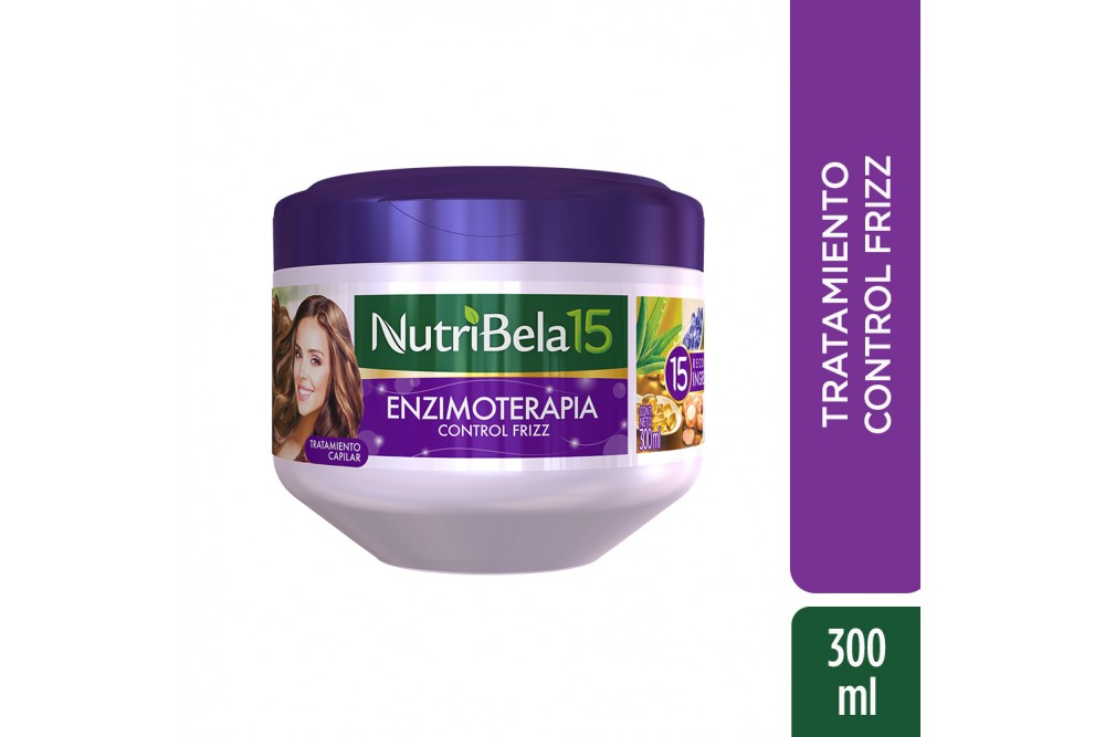 Tratamiento Capilar Nutribela Enzimoterapia Control Frizz 300 Ml