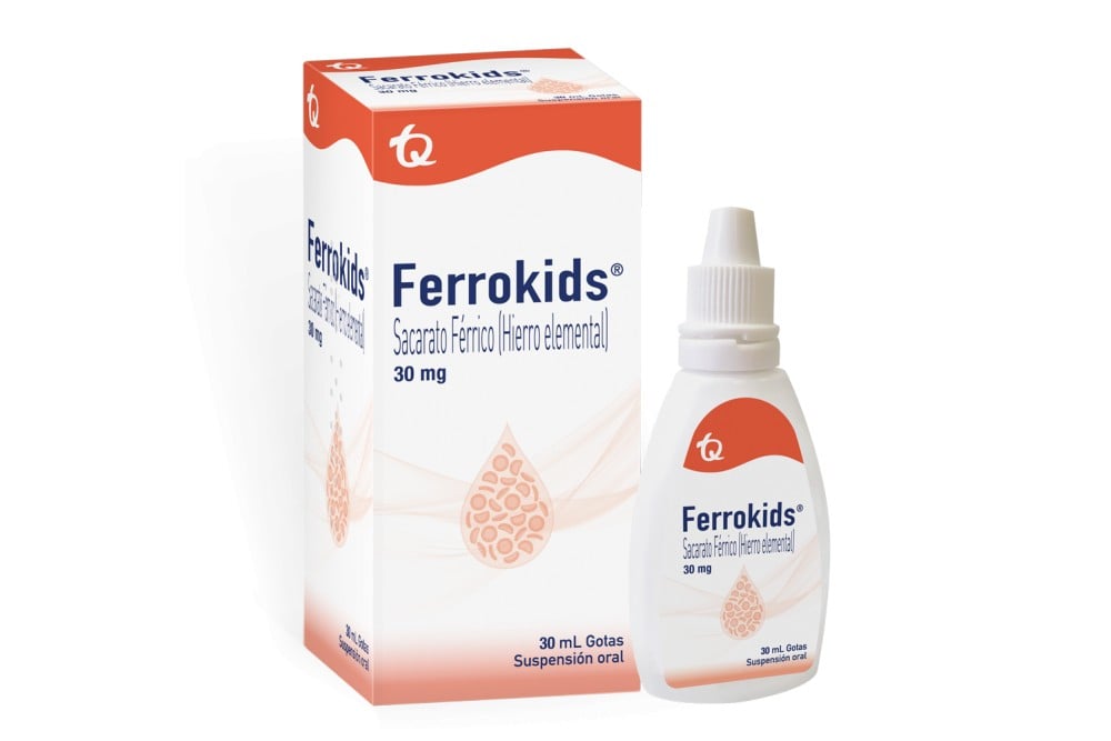 Ferrokids Sacarato Férrico 30 Mg En gotas 30 Ml