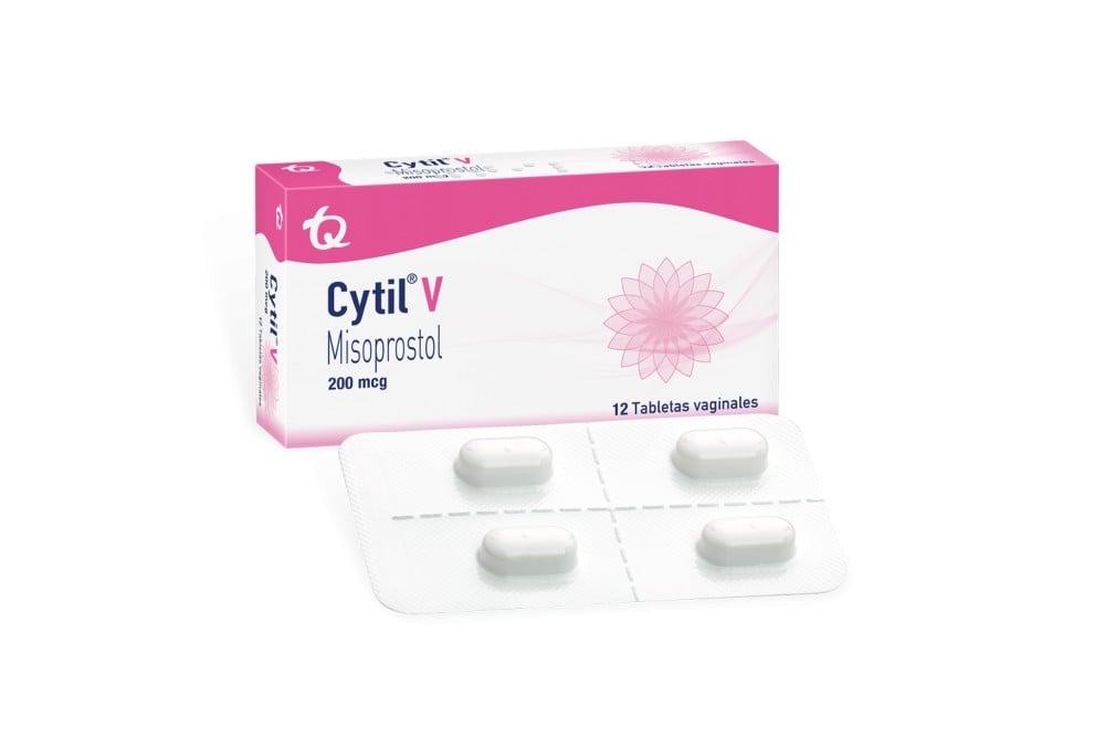 Cytil V Misoprostol 200 Mcg12 Tabletas Vaginales