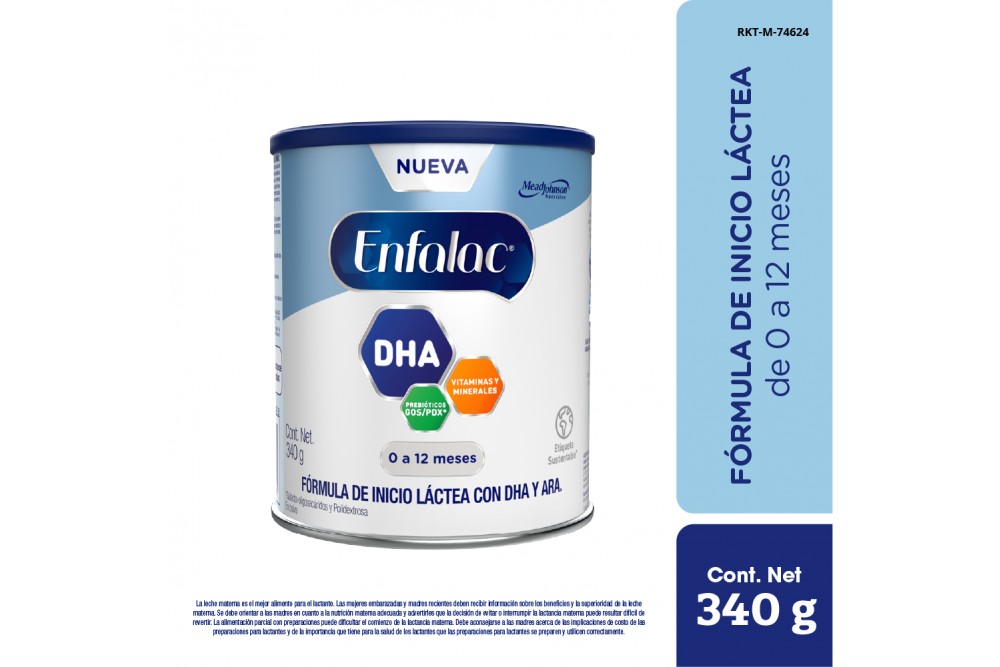 Formula Láctea De Inicio Enfalac Con DHA Y ARA 340 G