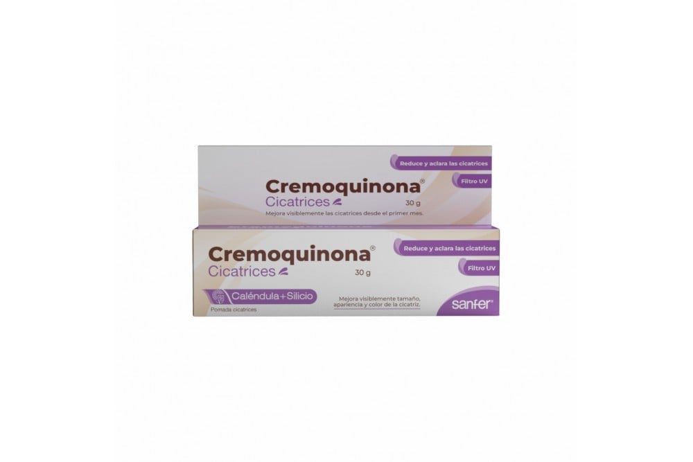 Pomada Para Cicatrices Cremoquinona Caléndula Silicio 30 G