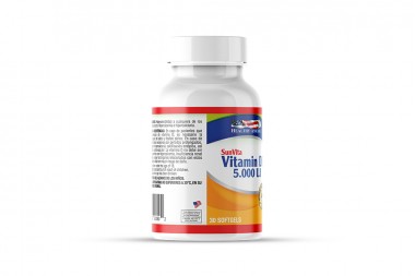 Vitamina D3 Healty America U.I 5000 100 Softgel