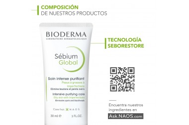 Crema Sebium Global Piel Mixta A Grasa Tubo Con 30 Ml