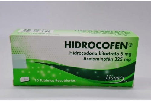 Hidrocofen 5mg 325mg 10...