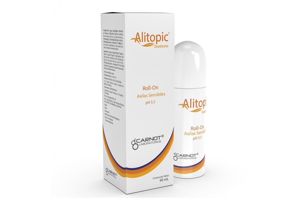 Desodorante Alitopic Axilas Sensible Roll On 90 Ml