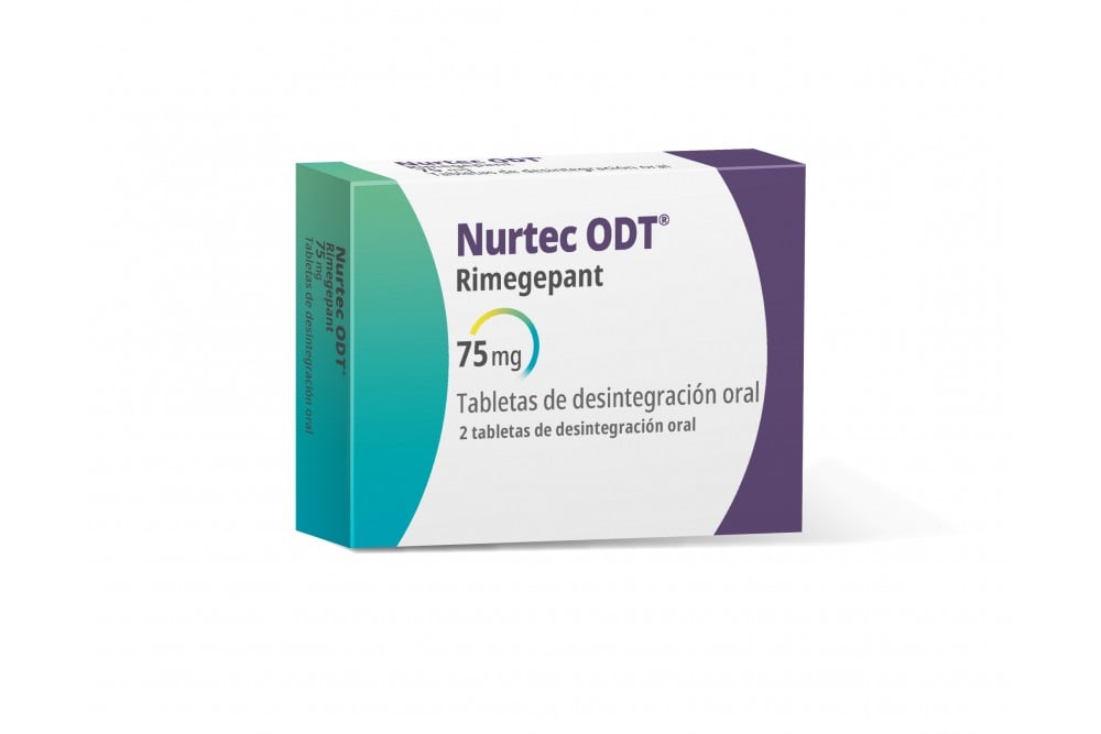 Nurtec ODT Rimegepant 75 Mg 2 Tabletas De Desintegración Oral