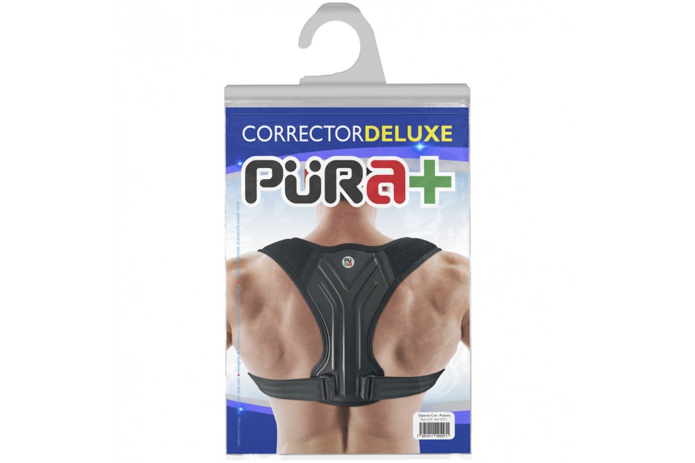 Corrector De Postura Pura + Color Negro Und