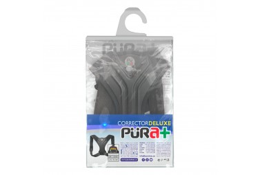 Corrector De Postura Pura+ Color Negro Und