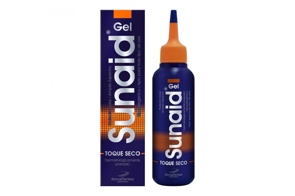 Protector Solar Sunaid Gel Toque Seco 70 G