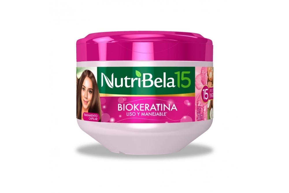 Tratamiento Capilar Nutribela Biokeratina Liso Y Manejable 300 Ml