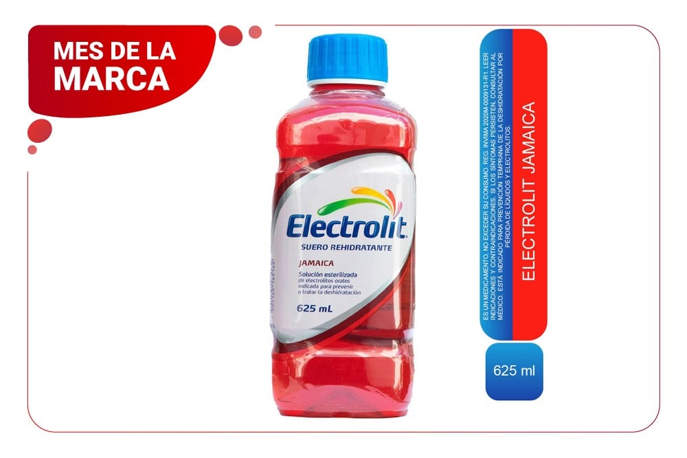 Suero Rehidratante Electrolic Sabor Jamaica 625 Ml
