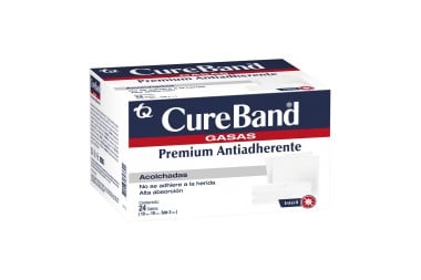 Gasa Antiadherente Cureband Premium 24 Unds