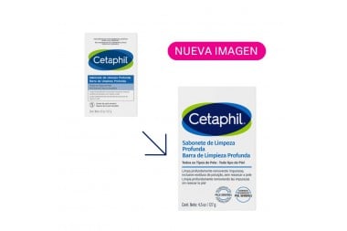 Jabón Cetaphil Limpieza Profunda En Barra 127 G