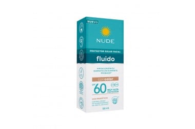 Protector Solar Facial Nude Spf 60 Con Color 50 Ml