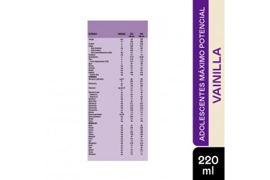 Pediasure Líquido 10+ Sabor Vainilla 220 Ml