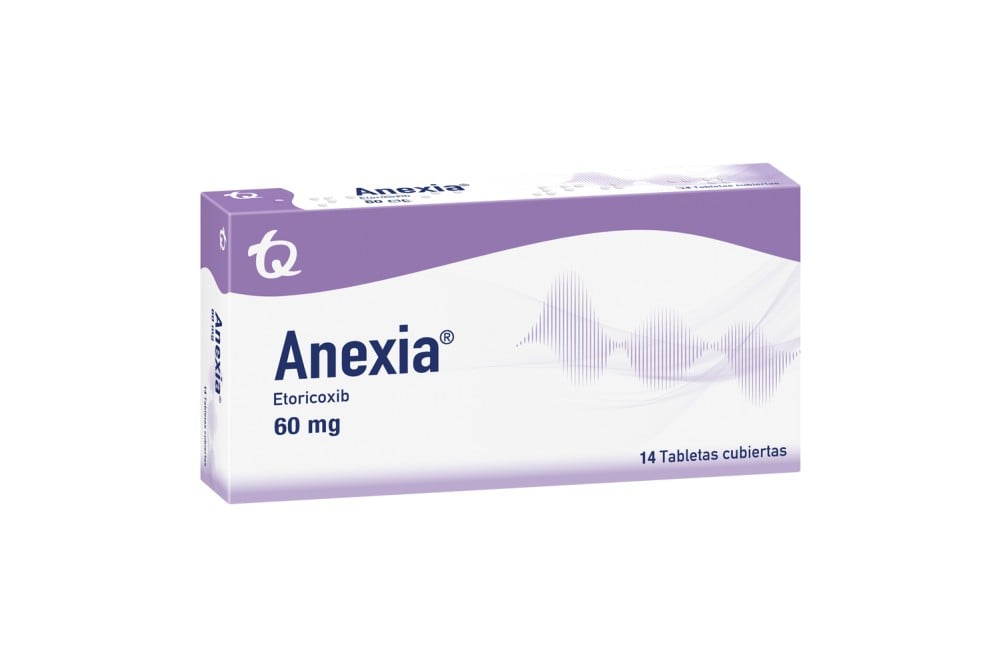 Anexia Etoricoxib 60 Mg 14 Tabletas Cubiertas