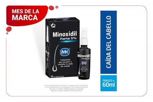 Minoxidil Forte 5% Mk 60 Ml