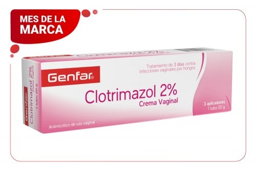 Clotrimazol 2% Genfar Crema...
