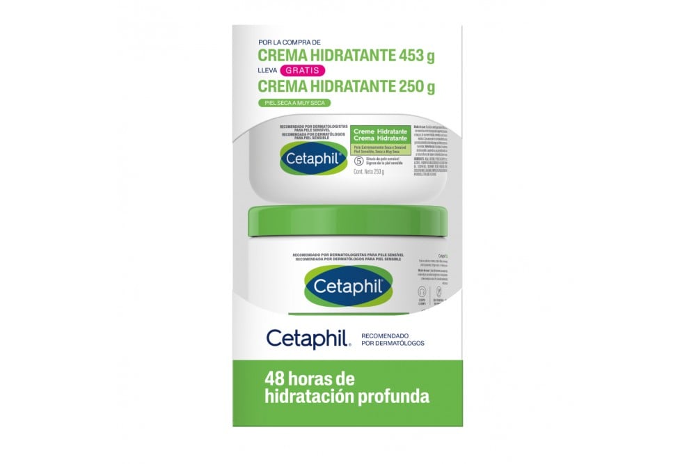 Oferta Crema Hidratante Cetaphil 453 G Gratis Pote 250 G