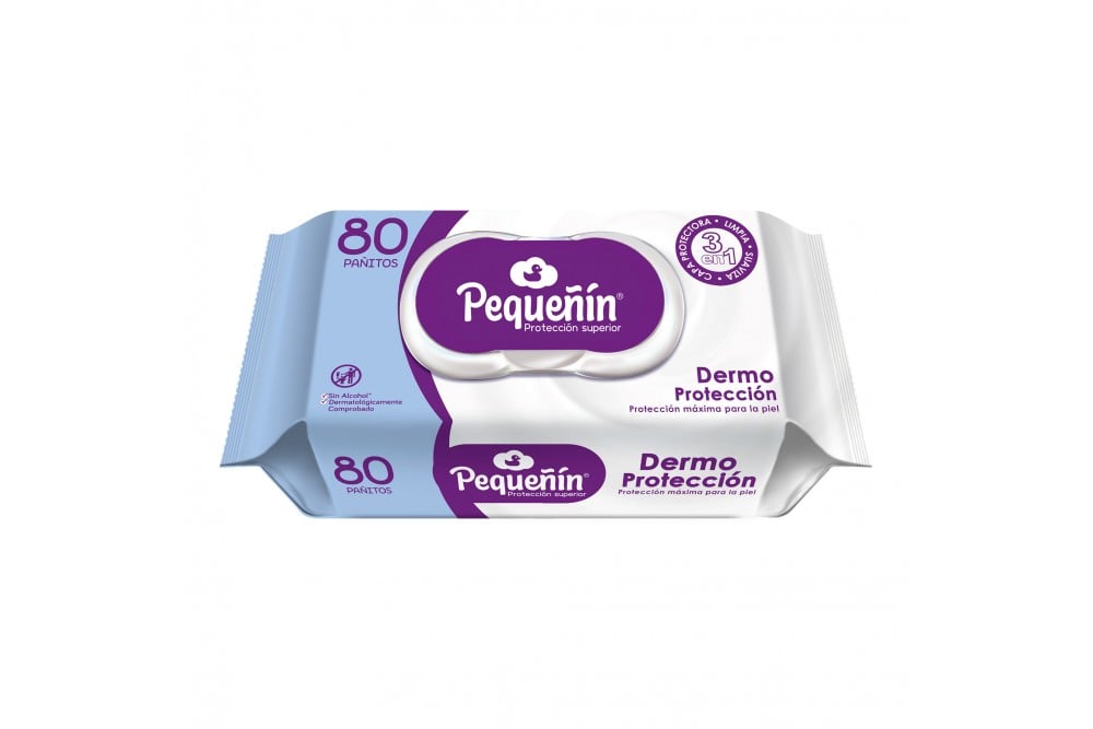 Pañitos Húmedos Pequeñín Dermo Protección 80 Pañitos