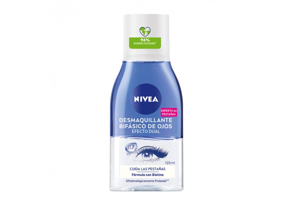 Desmaquillante Bifásico Nivea De Ojos Efecto Dual 125 Ml