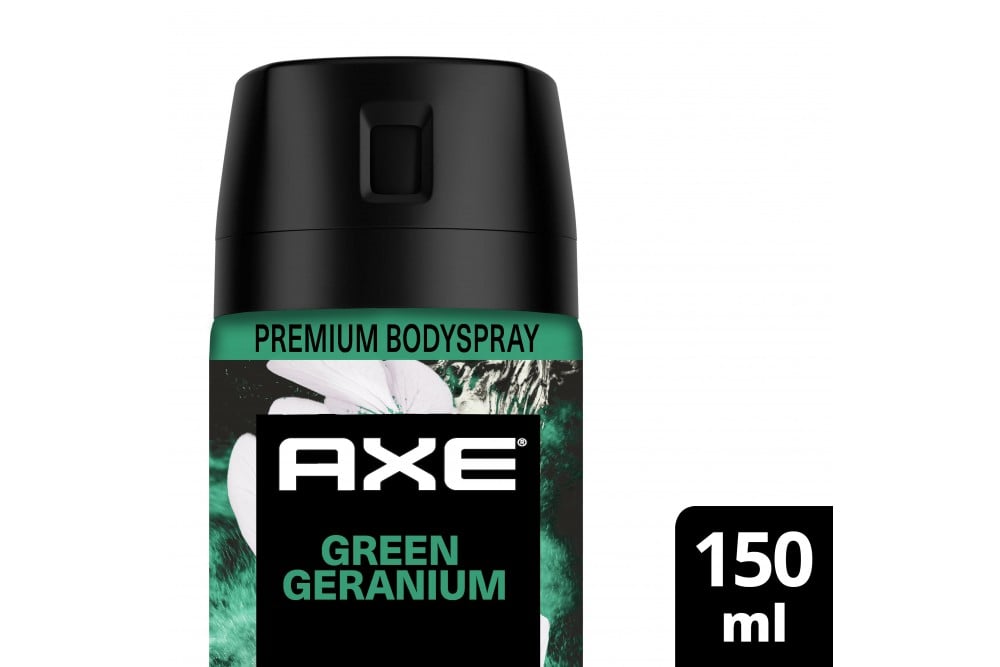 Desodorante Axe Green Gerani En Aerosol 150 Ml