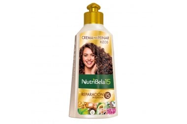 Crema Para Peinar Nutribela Rizos Reparación Intensiva 300 Ml