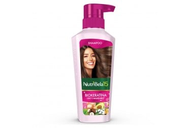 Shampoo Nutribela Biokeratina Liso Y Manejable 200 Ml