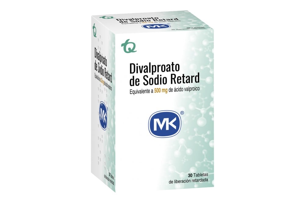 Divalproato De Sodio Retard Mk 500 Mg 3 Tabletas De Liberación Prolongada