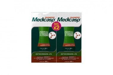 Shampoo Medicasp Ketoconazol 2% Anticaspa 2 Unds