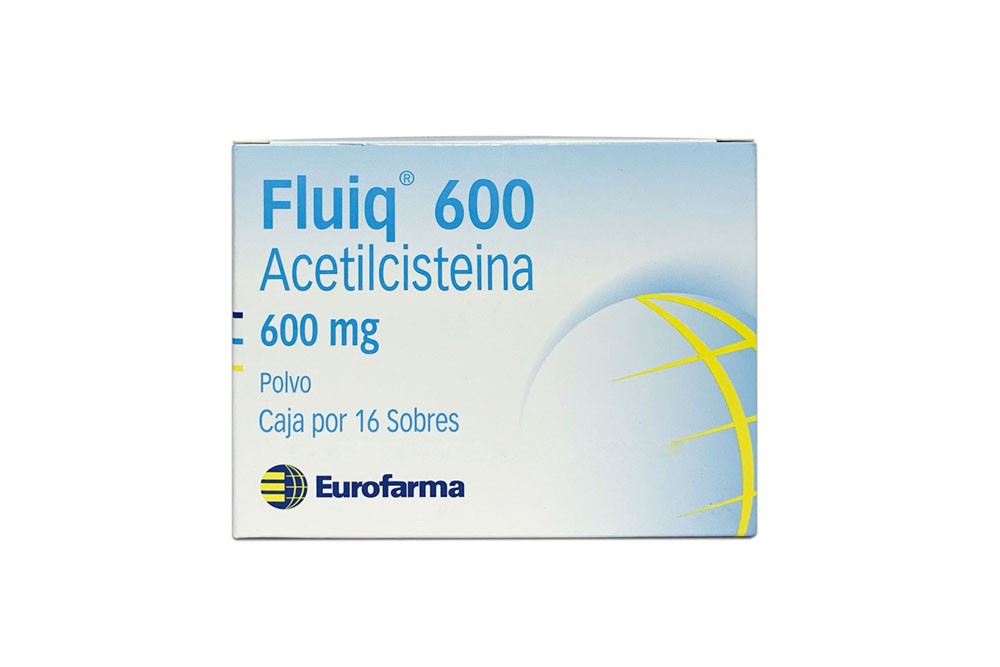 Fluiq 600 Mg Caja Con 30 Sobres