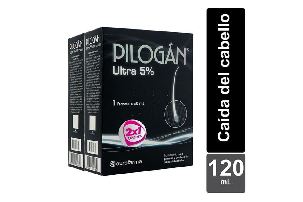 Minoxidil Ultra 5% Pilogán 60 Ml
