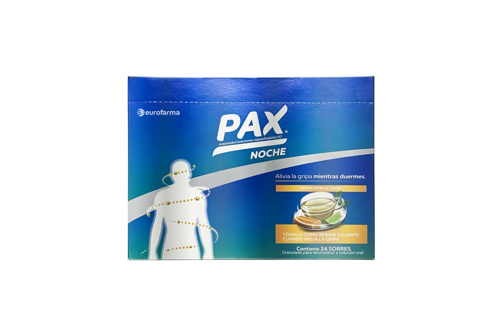 Pax Caliente Noche Sabor Panela Limón 24 Sobres