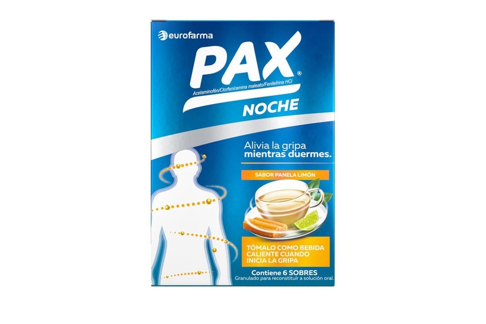 Pax Noche Sabor Panela Limón 6 Sobres