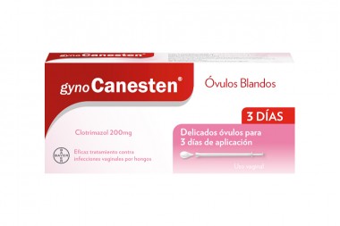 GynoCanesten 200 Mg 3 Óvulos Blandos