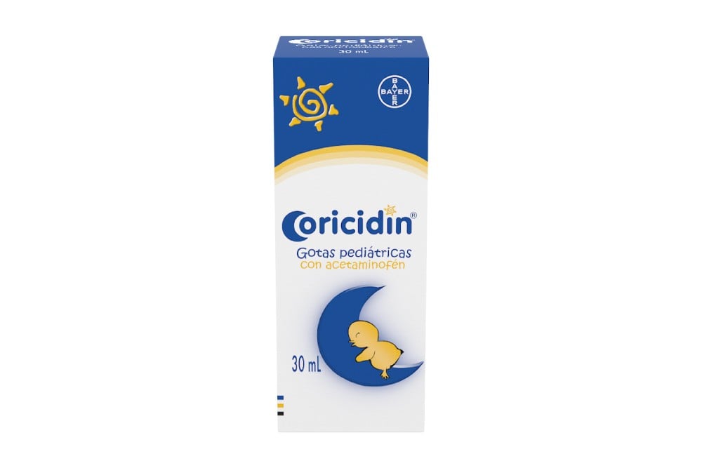 Gotas Pediátricas Coricidín 0.5 / 100 Mg Frasco De 30 Ml