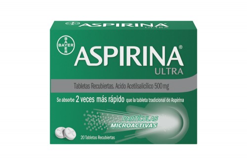 Aspirina Ultra 500 Mg Caja...