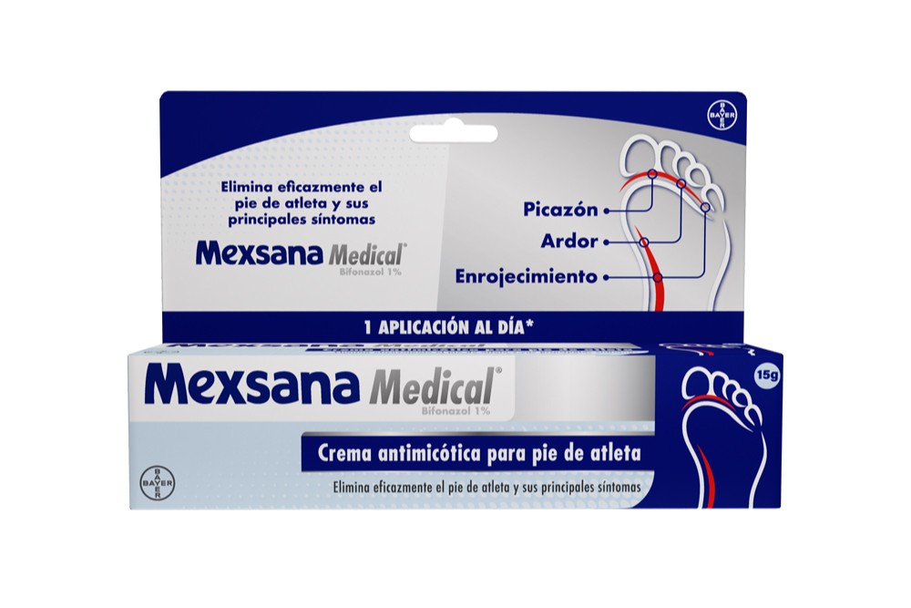 Crema Antimicótica Mexsana Medical 15 G