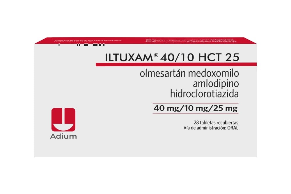 Iltuxam HCT 40Mg 10Mg 25Mg 28 Tabletas Recubiertas