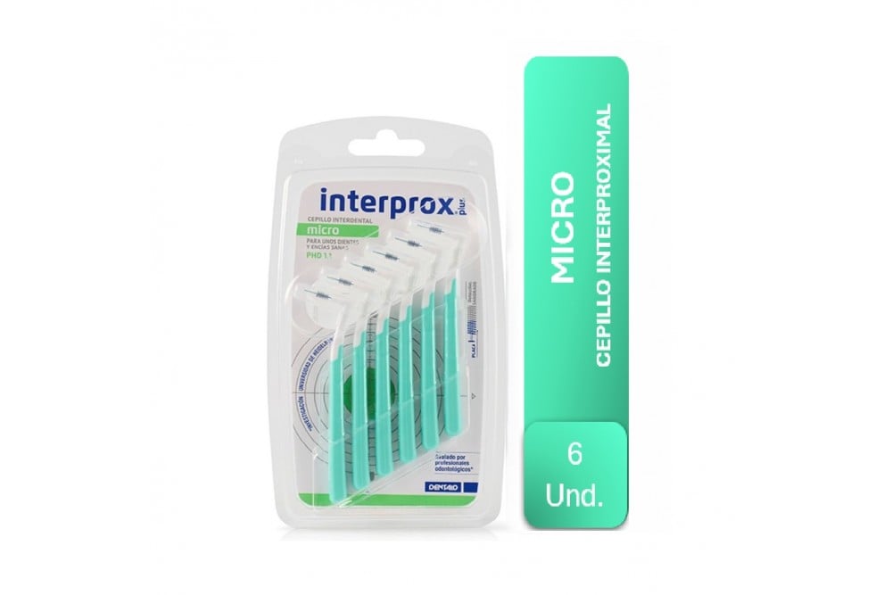 Cepillos Interproximales Interprox Plus Micro Empaque Con 6 Unidades