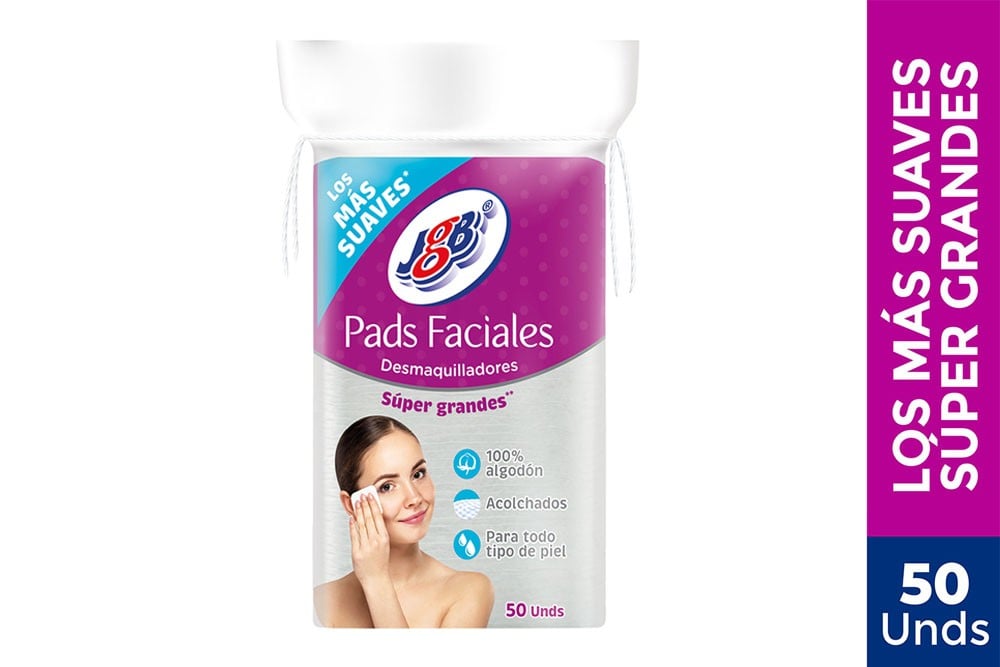 Pads Faciales Jgb 50 Unds