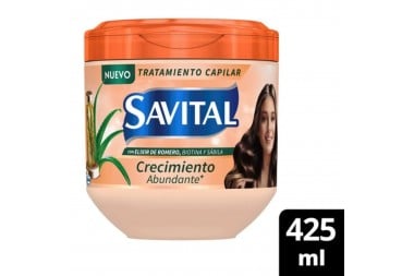 Tratamiento Capilar Savital Crecimiento Abundante Con Elixir Romero 425 Ml