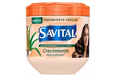 Tratamiento Capilar Savital Crecimiento Abundante Con Elixir Romero 425 Ml