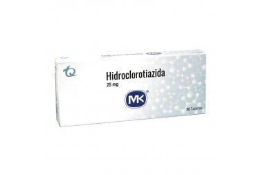 Hidroclorotiazida Mk 25mg...