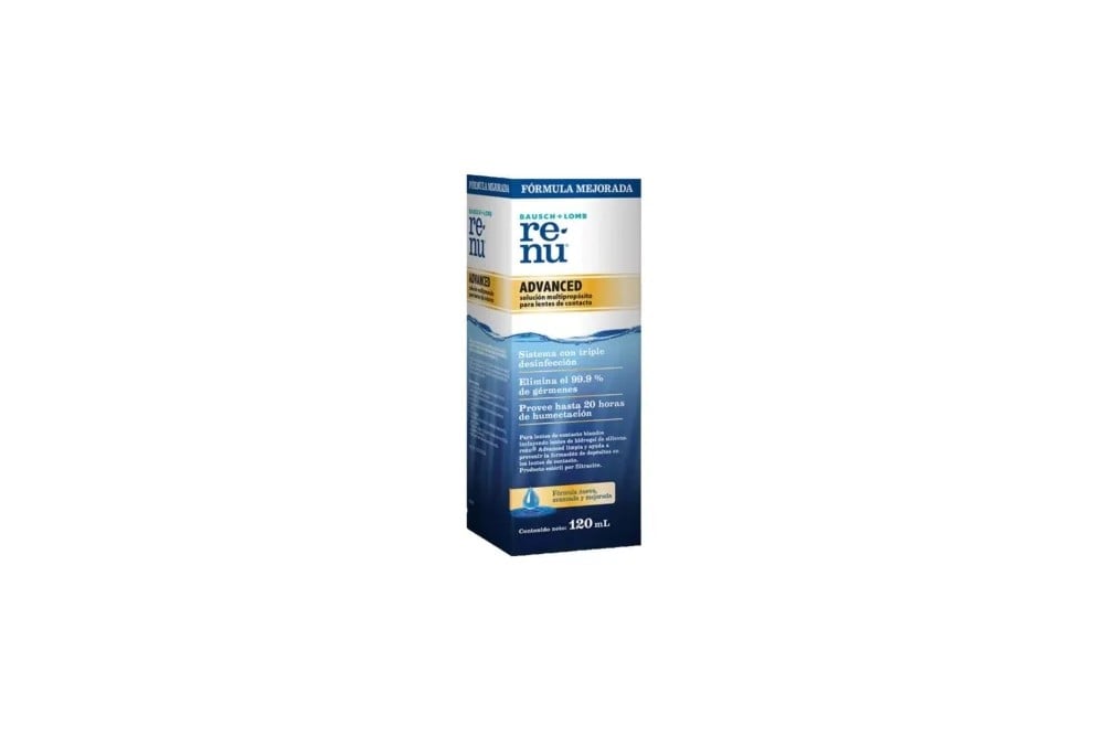 Solución Multipropósito Renu Advanced Para Lentes De Contacto 120 Ml
