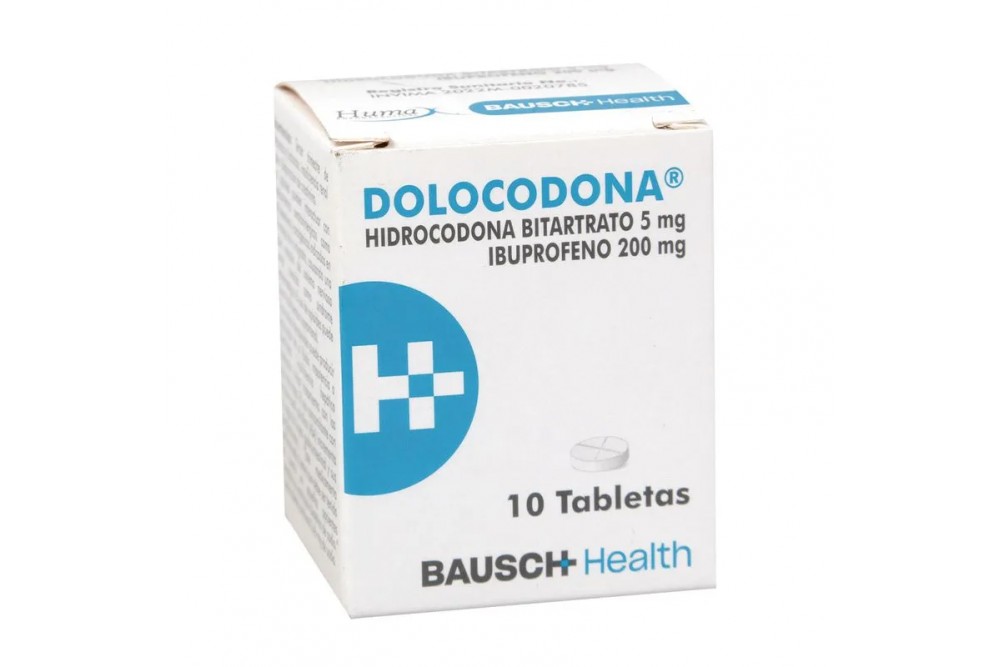 Dolocodona 5 Mg / 200 Mg 10 Tabletas