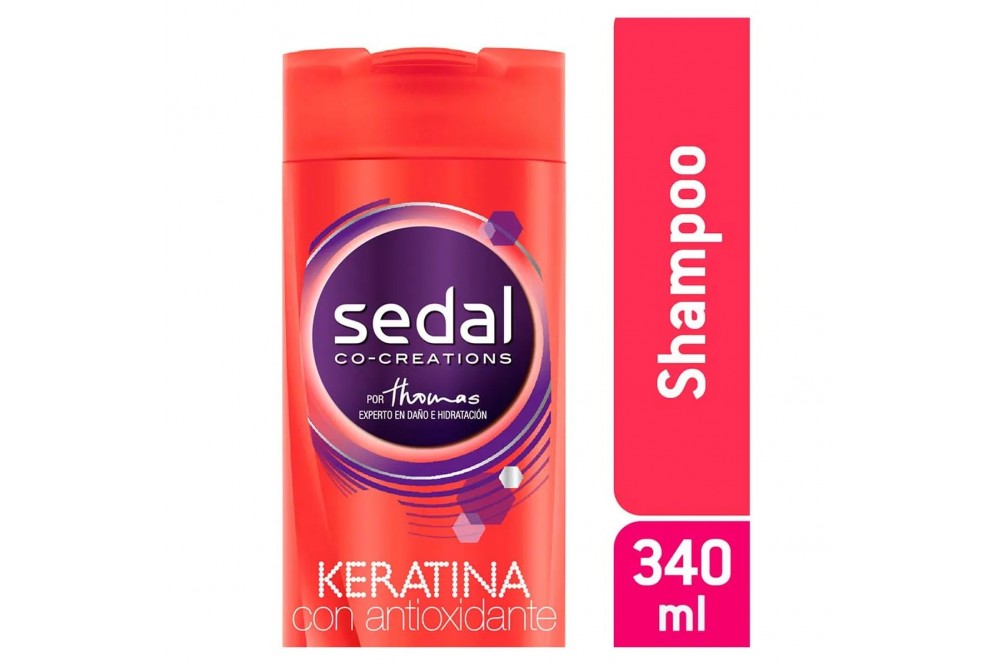 Shampoo Sedal Keratina Con Antioxidante 340 Ml