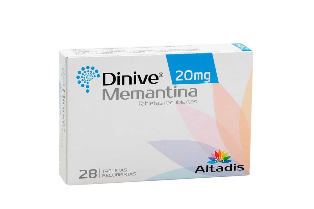 Dinive Memantina 20 Mg 28 Tabletas Recubiertas